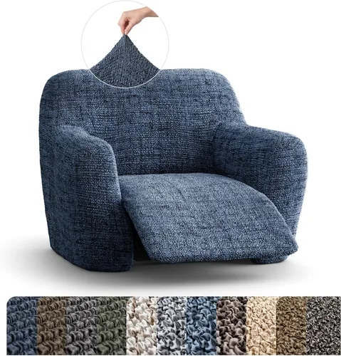 Vista 11 de PAULATO BY GA.I.CO. Funda reclinable – Funda de ajuste suave – Protector elástico de muebles reclinables de 1 pieza – Tela estampada hipoalergénica