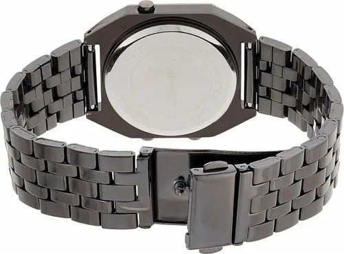 Vista 2 de Nine West Reloj de vestir de cuarzo para mujer con correa de acero inoxidable