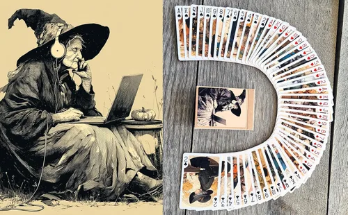 Vista 11 de Naipes de elegancia eduardiana (baraja de póquer 54 cartas todas diferentes) Hermosas damas con sombreros románticos vestidos salones y escenas