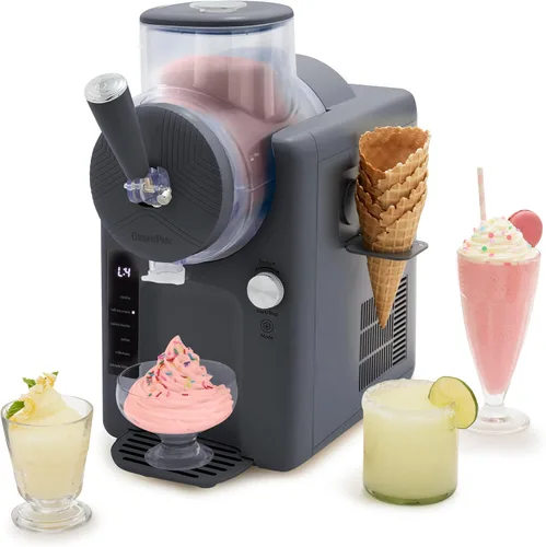 Vista 16 de GreenPan Frost, máquina para hacer helados y máquina para hacer slushies, helado suave, sorbete, margaritas, batidos, yogur helado, sin necesidad