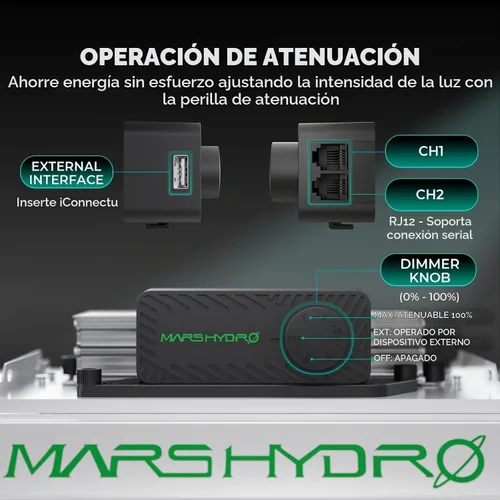 Vista 4 de MARS HYDRO Kit de tienda de cultivo inteligente 3x3 con TS1000