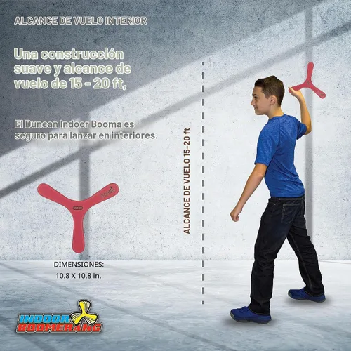 Vista 4 de Duncan Juguetes Booma Boomerang para interiores, fácil de lanzar y atrapar