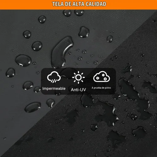 Vista 3 de REDCAMP Bolsa de almacenamiento plegable para mesa, negro, 66.04cmD x 12.7cmde ancho x 60.96