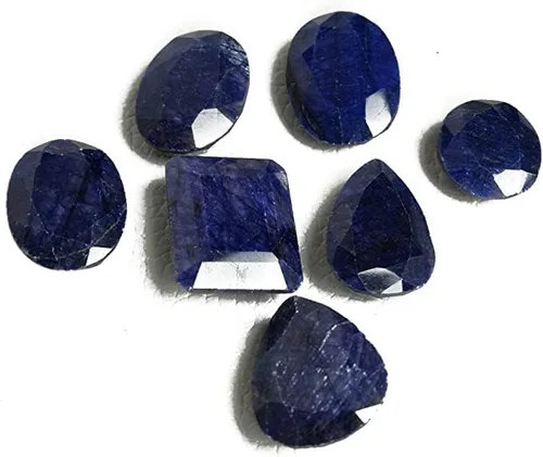 Vista 8 de Gemhub Lab - Cabujón ovalado de zafiro con estrella azul zafiro, 6 rayos, zafiro azul