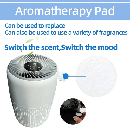 Vista 6 de Filtro de repuesto para purificador de aire, miniRF, compatible con LEVOIT Air Purifier Core Mini (2 filtros+4 almohadillas aromáticas)