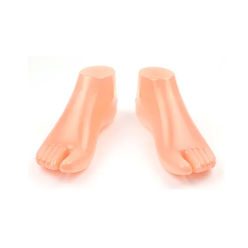 Vista 3 de Herramientas de modelo de pie de plástico femenino para exhibición de sandalias (Fleshtone)