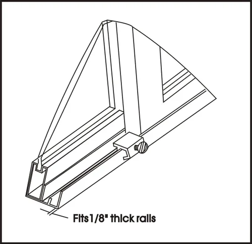 Vista 4 de QCAA Cerradura de Seguridad para Ventana Corredera Única Pequeña, Aluminio, Revestimiento Negro, Paquete de 4, Fabricado en Taiwán