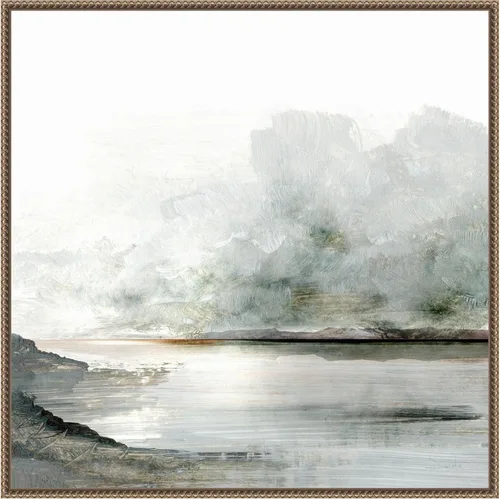 Vista 18 de Amanti Art Lienzo enmarcado para pared, 16 x 16 Ebb por Dan Hobday, lienzo enmarcado para pared, obras de arte de paisajes, decoración tradicional