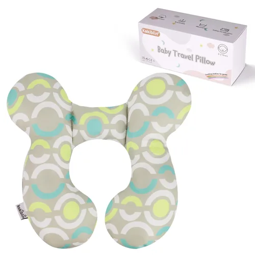 Vista 26 de Kakiblin - Almohada de cuello para bebé, almohada de apoyo para bebé mejorada, almohada para la cabeza del bebé, almohada de apoyo para el cuello