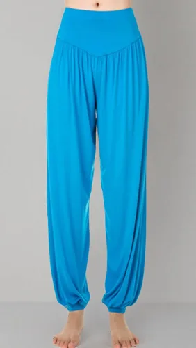 Vista 26 de Pantalones de algodón para mujer, elásticos, suaves, para yoga, deportes
