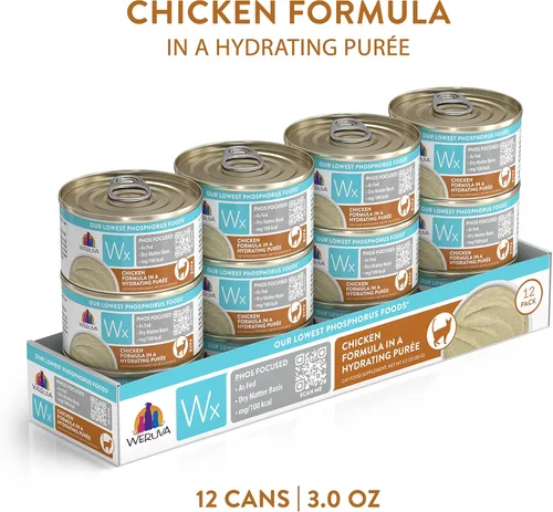 Vista 2 de Weruva Wx Phos - Comida húmeda natural para gatos, nuestras fórmulas con el menor contenido de fósforo