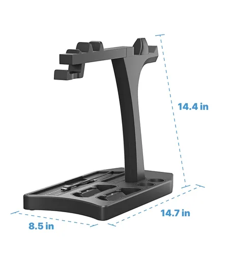 Vista 3 de Skywin PS4 Controller Charger Station - Showcase Cool Charge and Display your PSVR Accessories - Compatible with Playstation PS4 Cooling station PS4