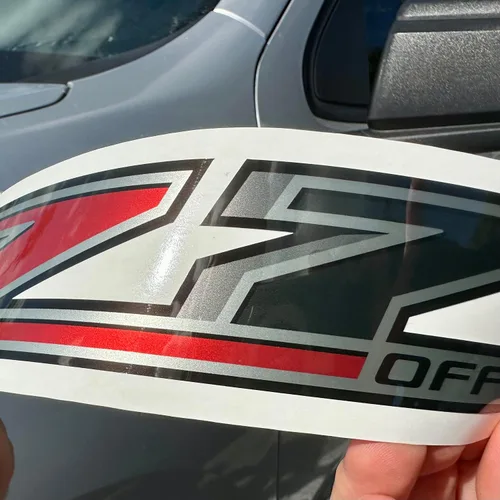 Vista 5 de Calcomanía para camiones Chevy Silverado Z71 - Adhesivos para la cama lateral (2014-2017) 1500 2500 HD Juego de 2