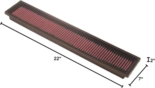 Vista 11 de K&N Filtro de aire del motor: Aumenta la potencia y la aceleración, lavable, Premium, Filtro de aire de repuesto para automóvil: compatible