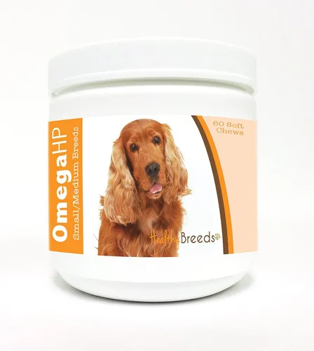 Vista 202 de Healthy Breeds Affenpinscher Omega HP - Masticables suaves para piel y pelaje, 60