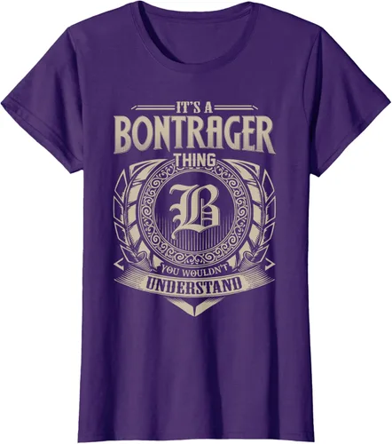 Vista 12 de Camiseta vintage It's A BONTRAGER Thing You Wouldn't Understand Name, Negro