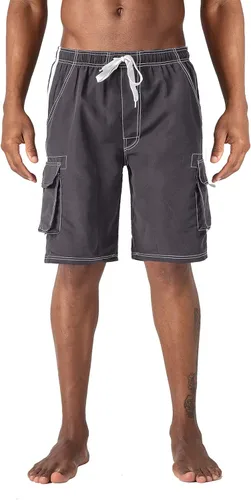 Vista 2 de TACVASEN Mens Summer Quick Dry Swim Trunks Bathing Suit Shorts with Lining Men