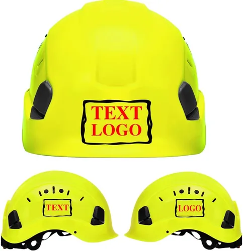 Vista 15 de Casco de seguridad personalizado para construcción Casco de trabajo de seguridad con suspensión de trinquete ajustable de ala completa con carcasa