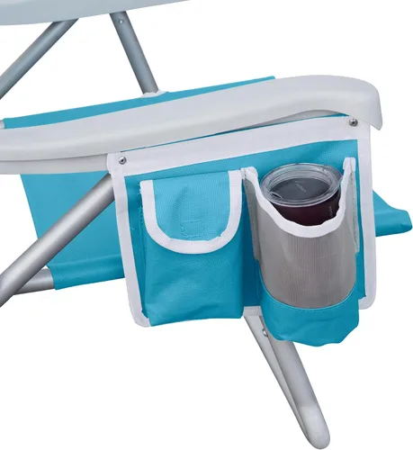 Vista 9 de Hurley - Silla de playa de lujo estilo mochila, tamaño único, turquesa