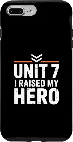 Vista 12 de Unit 7 I Raised My Hero Military Parent Pride Case for iPhone 17