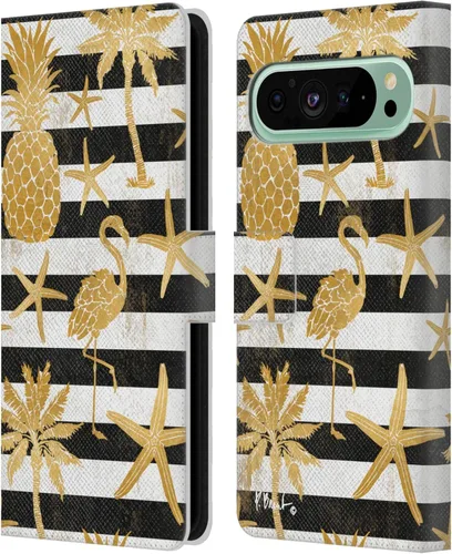 Vista 12 de Head Case Designs Officially Licensed Paul Brent Agate Mermaid Coastal Leather Wallet Case Compatible with Google Pixel 9 Pro XL