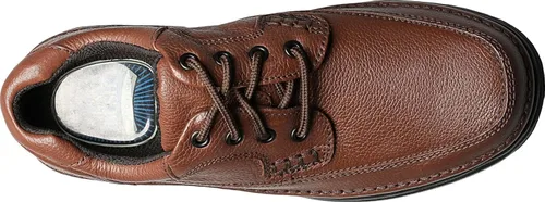 Vista 5 de Nunn Bush Cameron Oxford para hombre, café Tumbled L