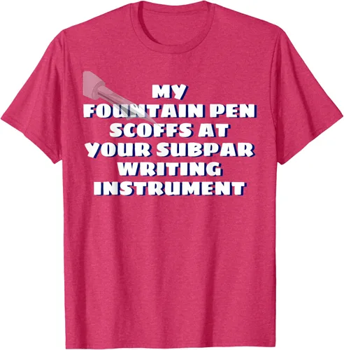 Vista 21 de My Fountain Pen Scoffs At Your Subpar - Camiseta de manga corta