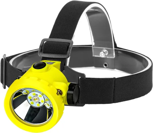 Vista 10 de Linterna recargable LED para casco de minero, impermeable, a prueba de explosiones, faro frontal para trabajo al aire libre, túnel, mina de carbón