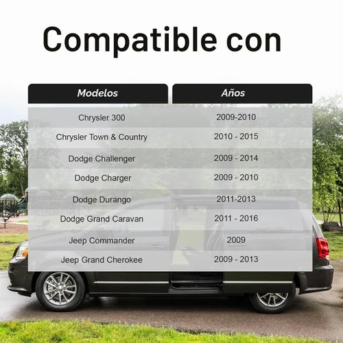 Vista 4 de FUSCH Interruptor de Botón de Arranque y Parada del Motor con Encendido sin Llave Compatible con Chrysler 300 / Town & Country, Dodge