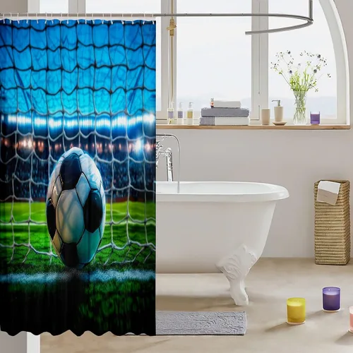 Vista 83 de Feelyou Cortina de ducha con diseño de gato para decoración de baño, bonita cortina de baño para puestos de bañeras, accesorios de baño divertidos