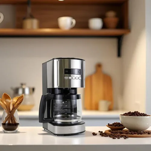 Vista 10 de Kenmore Cafetera de Goteo – Máquina de Café Programable con Jarra de Vidrio, Preparación Regular y Fuerte, Apagado Automático, Depósito de Agua