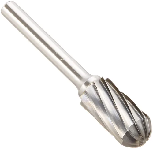 Vista 89 de Drill America SA-1 Rebaba de carburo/lima giratoria cilíndrica de doble corte para amoladora de troquel de 1/4" de diámetro x 5/8" de longitud