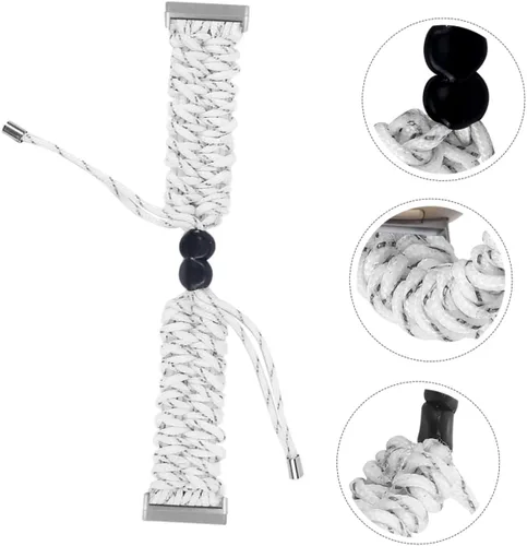 Vista 9 de 2 piezas de correa de cuerda relojes inteligentes para hombres relojes de señoras reloj pulsera inteligente para mujer reloj de cuerda reloj