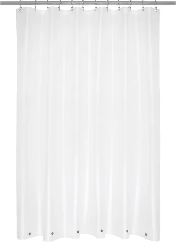 Vista 15 de Cortina de regadera para cabina de ducha 36x72, forro de cortina de regadera de plástico PEVA para baño, ligera e impermeable, 36 x 72, transparente