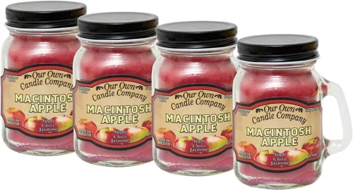 Vista 18 de Grandma's Kitchen - Mini vela perfumada en tarro Mason de Our Own Candle Company, 3.5 onzas (paquete de 4)
