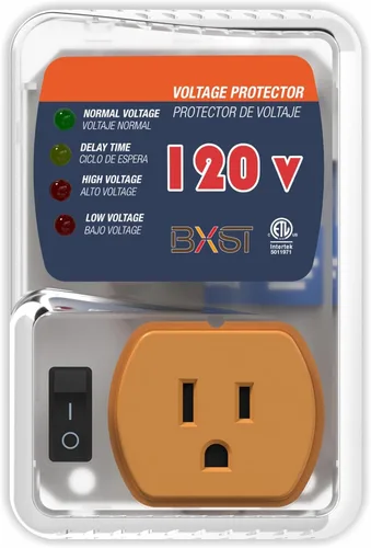 Vista 11 de BXST Protector contra sobretensiones para refrigerador, regleta de alimentación de 3 salidas para electrodomésticos 30S, protector de voltaje