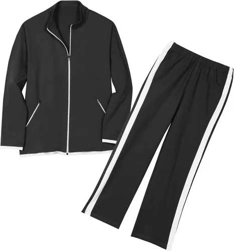 Vista 7 de CATALOG CLASSICS Conjunto deportivo de 2 piezas para mujer, conjunto deportivo para mujer