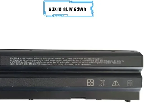 Vista 7 de Batería de repuesto para laptop N3X1D T54FJ M5Y0X 11.1V 65Wh para Dell Latitude E5420 E5430 E5520 E5530 E6420 E6520 E6430 E6440 E6530 E6540