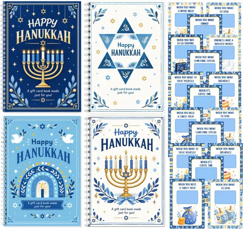 Vista 13 de Libro de tarjetas de Navidad de regalo para adultos, regalo vintage de Papá Papá Noel de Navidad