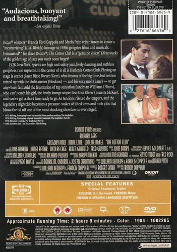 Vista 2 de The Cotton Club DVD