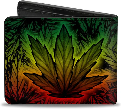 Vista 2 de Buckle-Down Billetera plegable para hombre, multicolor, 4.0 x 3.5 pulgadas, Varios