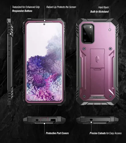 Vista 2 de Poetic Revolution Series - Funda para Samsung Galaxy S20 Plus/Galaxy S20+, cuerpo completo, resistente, de doble capa, a prueba de golpes