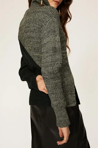 Vista 5 de Derek Lam Collective Rent The Runway - Cuello de tortuga preamado con bloques