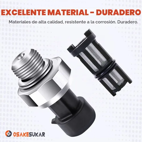 Vista 2 de Sensor de presión de aceite de motor compatible con Chevy Silverado 1500 2500 3500 2003-2008, Suburban, Yukon, Avalanche, Impala, Tahoe, GMC