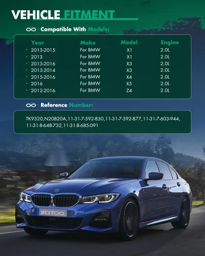 Vista 4 de SCITOO Kit de cadena de distribución N20B20A para BMW 220i/228i/228i xDrive/320i/320i xDrive/328i/328i GT xDrive/328i xDrive/428i/428i Gran