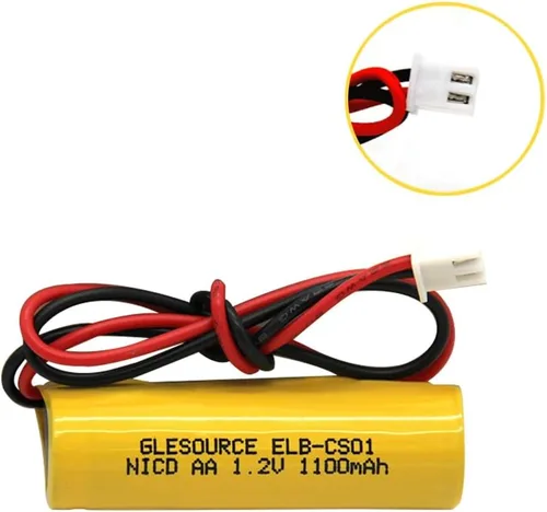 Vista 5 de Batería de luz de emergencia AA 1100mAh 1.2V compatible con ELB-CS01, EXR EL 122 C4T, Custom 332, Unitech OSA268 (paquete de 10)
