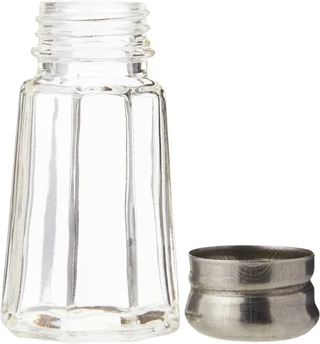 Vista 3 de American Metalcraft Salero/Pimentero con Tapa de Hongo de 1 oz