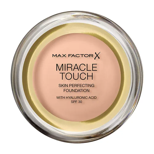 Vista 7 de Max Factor Miracle Touch Foundation, fórmula nueva y mejorada, SPF 30 y ácido hialurónico, arena 60