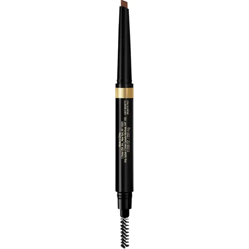 Vista 14 de L'Oreal Paris Lápiz de maquillaje mecánico para cejas con forma y relleno, color rubio oscuro, 0.008 onzas
