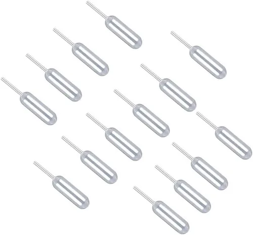 Vista 3 de Pipetas de plástico con cuentagotas de transferencia de 0.1 fl oz para cupcakes, 60 unidades Plastic Transfer Liquid Dropper Mini Cupcakes Dessert